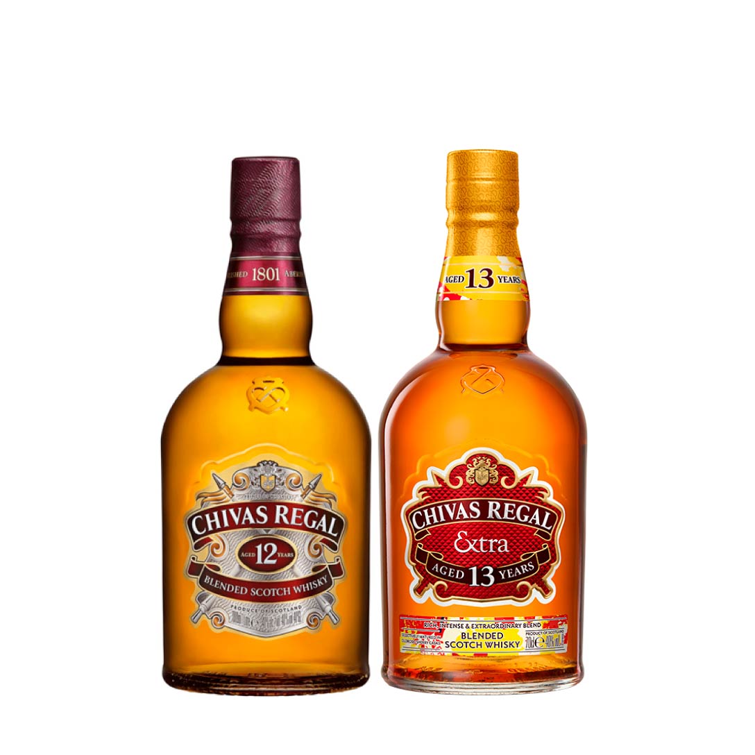 Chivas Regal 12 YO 100cl & Chivas Regal 13 YO 100cl Sherry Cask