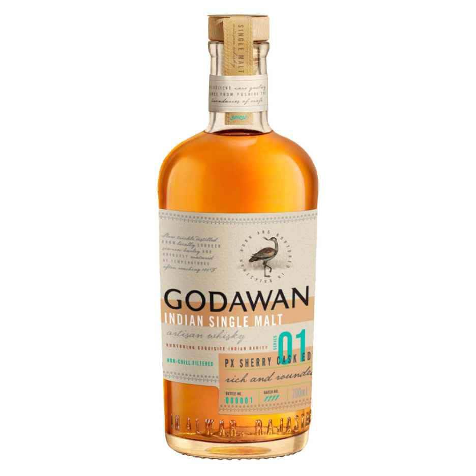 Godawan Rich & Rounded Whisky Indian Single Malt, 70CL