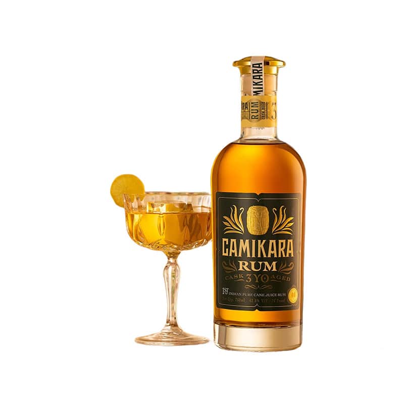 Indri Camikara Cask 3 YO Aged Pure Cane Juice Rum, 75CL