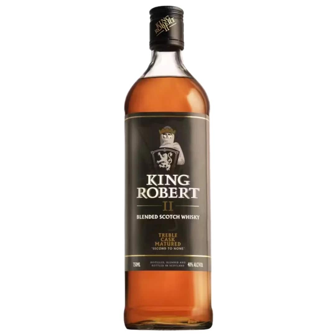 King Robert II Blended Scotch Whisky, 75CL