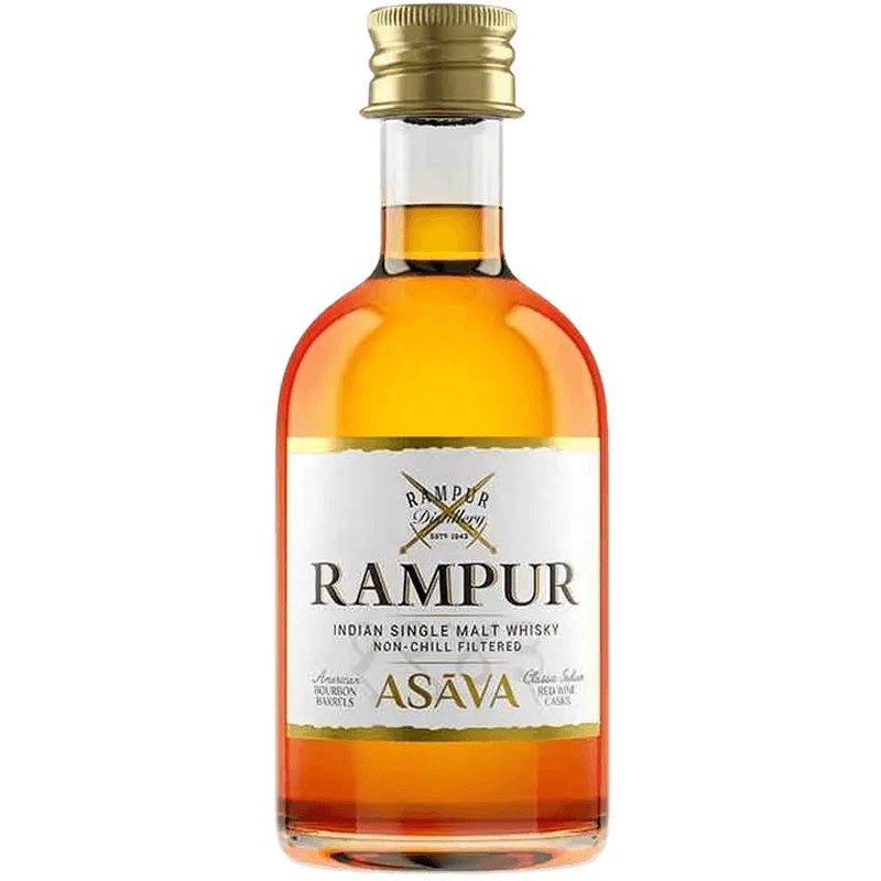 Rampur Asava Indian Whisky Miniature, 5CL