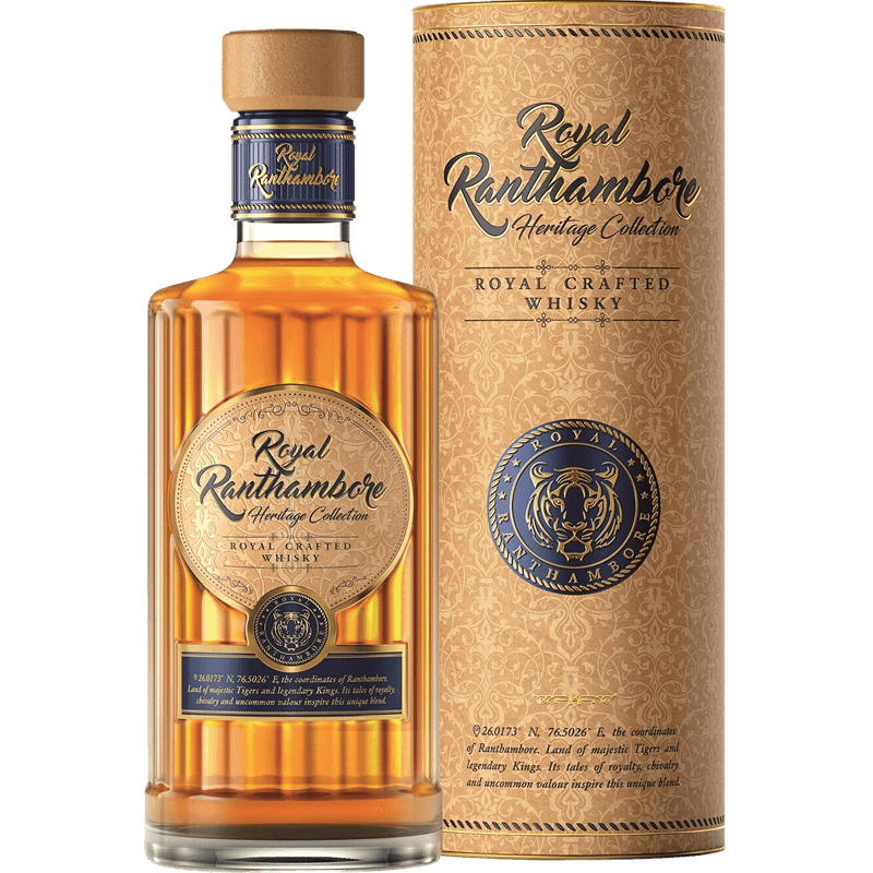 Royal Ranthambore Heritage Collection Indian Craft Whiskey 750 ML