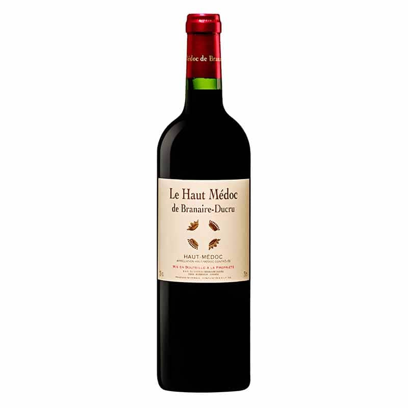 Bordeaux Haut-Medoc de Branaire Ducru 2018, 75CL