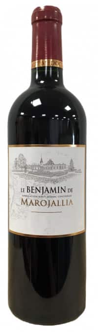 RD BORDEAUX LE BENJAMIN DE MAROJALLIA 2019 75 CL