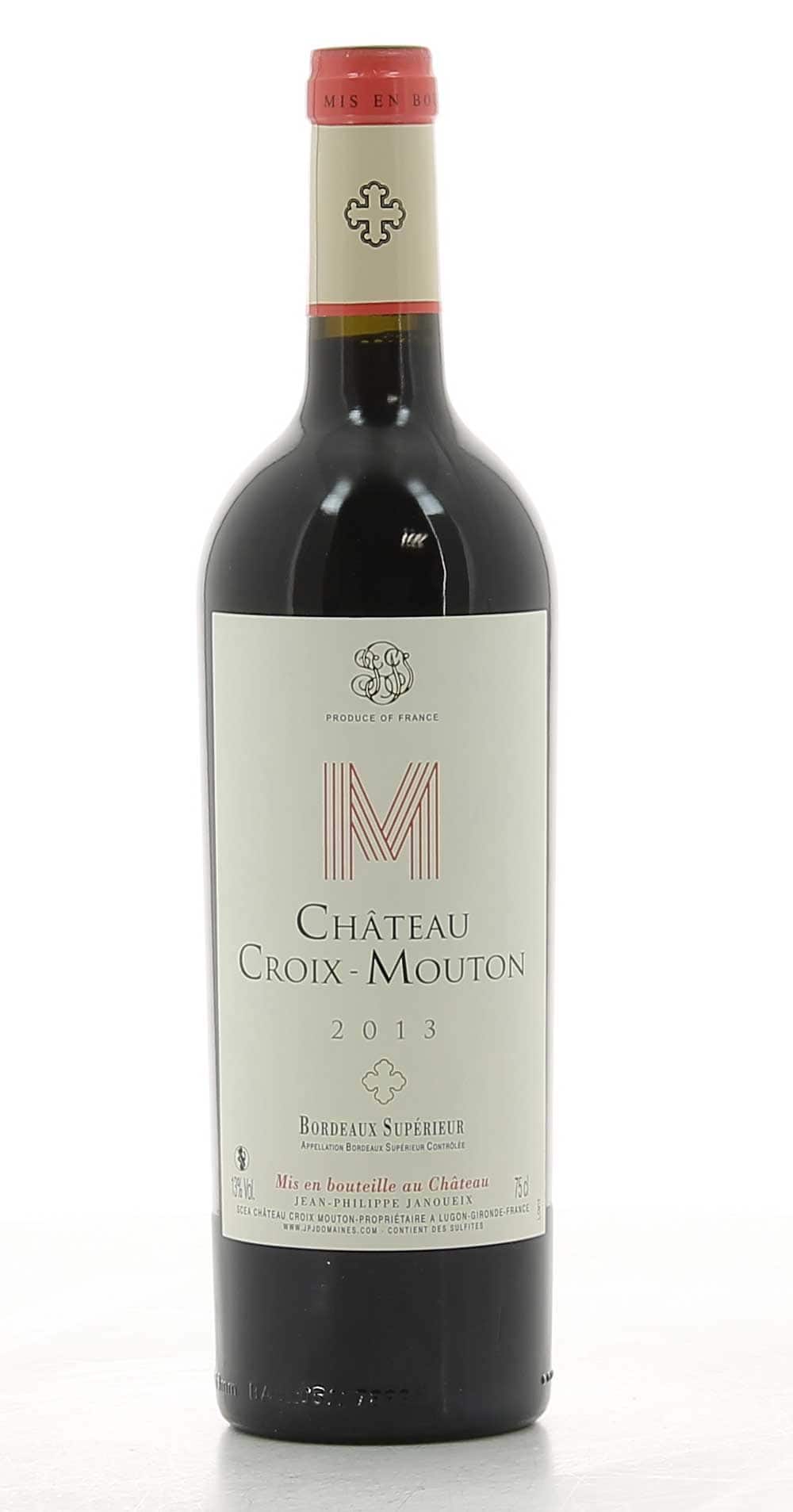 RD BORDEAUX CHATEAU CROIX MOUTON 2016 75 CL