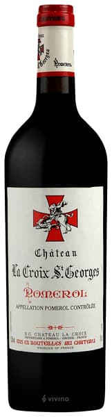 RD BORDEAUX CHATEAU LA CROIX SAINT GEORGES 2020 75