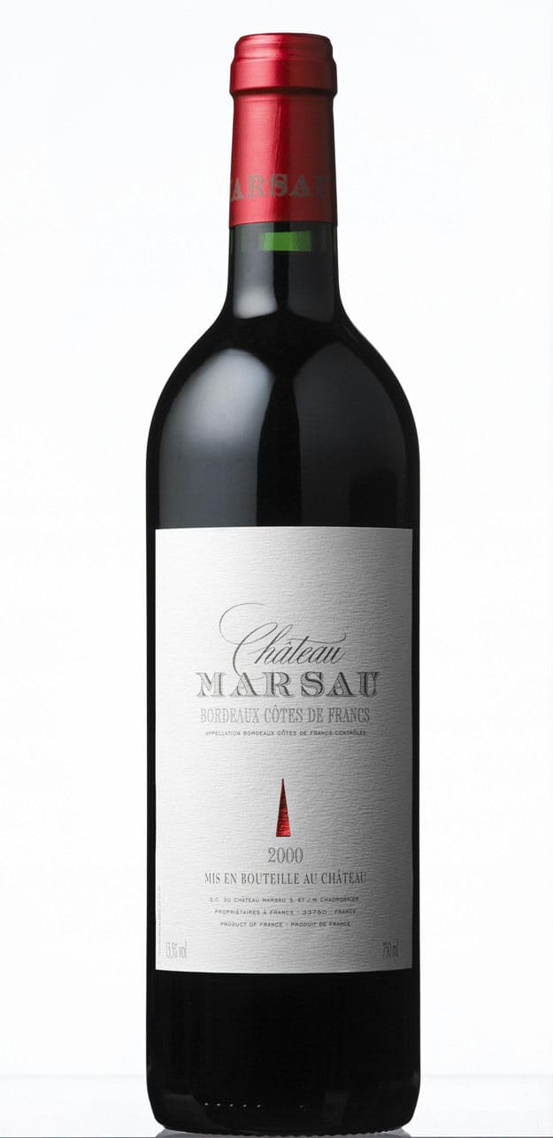 RD BORDEAUX CHATEAU MARSAU 2014 75 CL