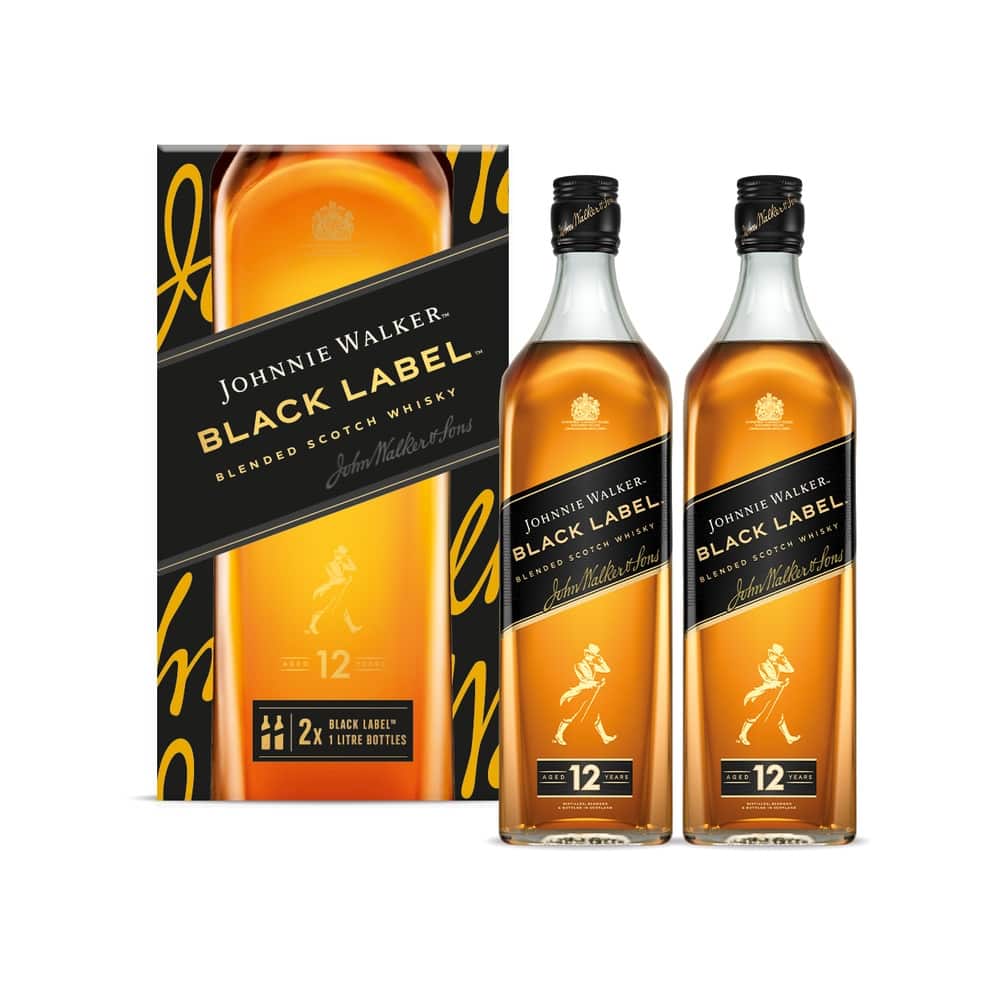 Johnnie Walker Black Label Twin Pack 2x100cl