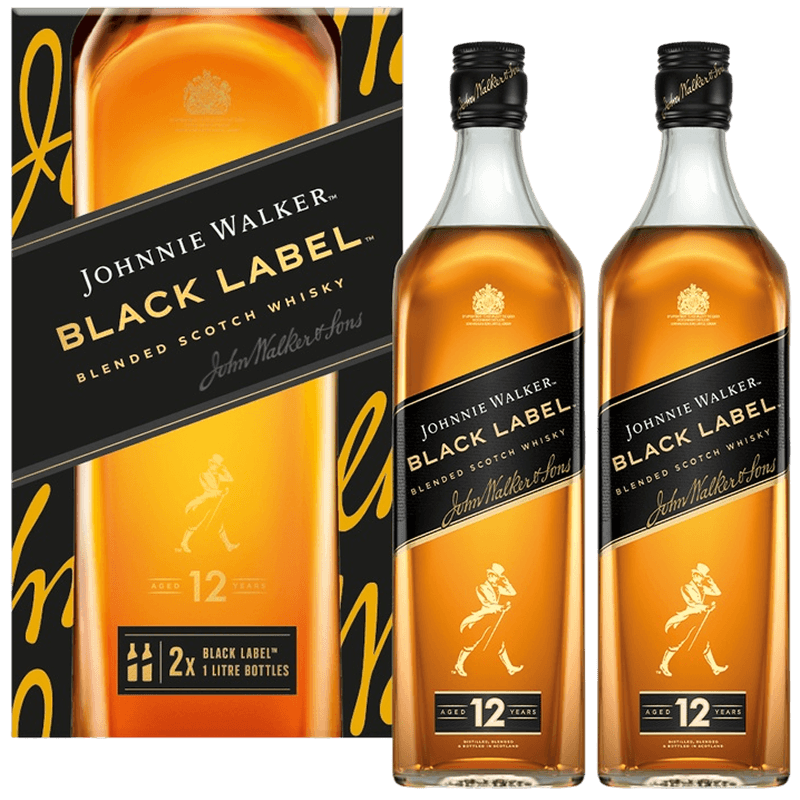 Johnnie Walker Black Label Twin Pack 2x100cl