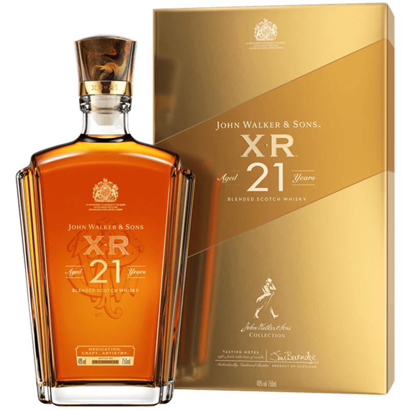 Johnnie Walker and Sons XR 21 Years Old Whisky, 75CL