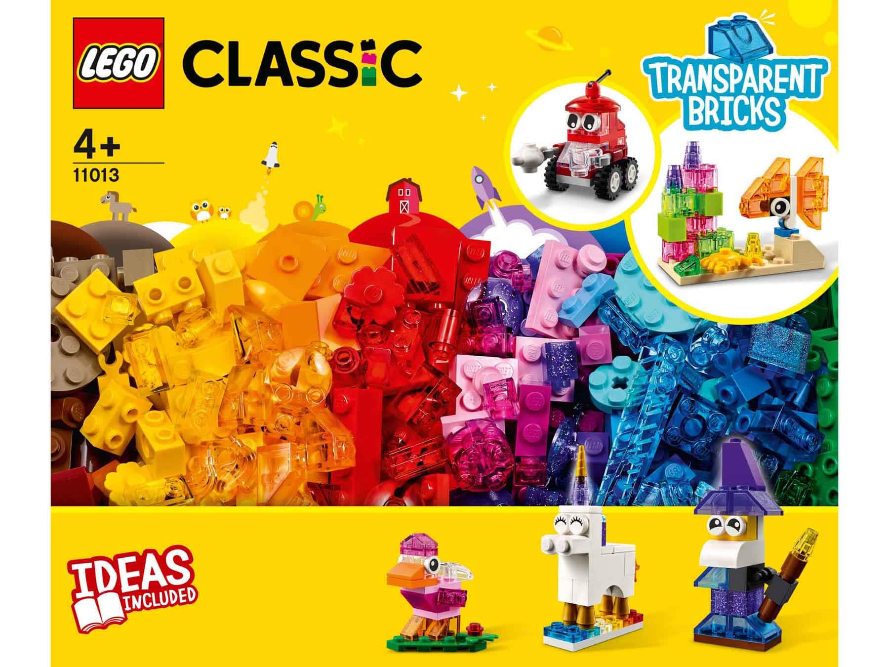 LEGO CREATIVE TRANSPARENT BRICKS LEGO CLASSIC