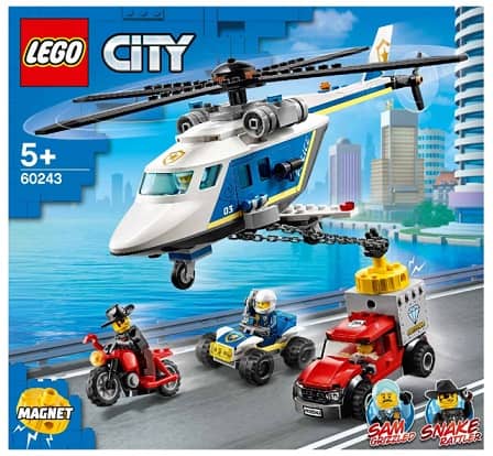 Lego Police Helicopter Chase City Police