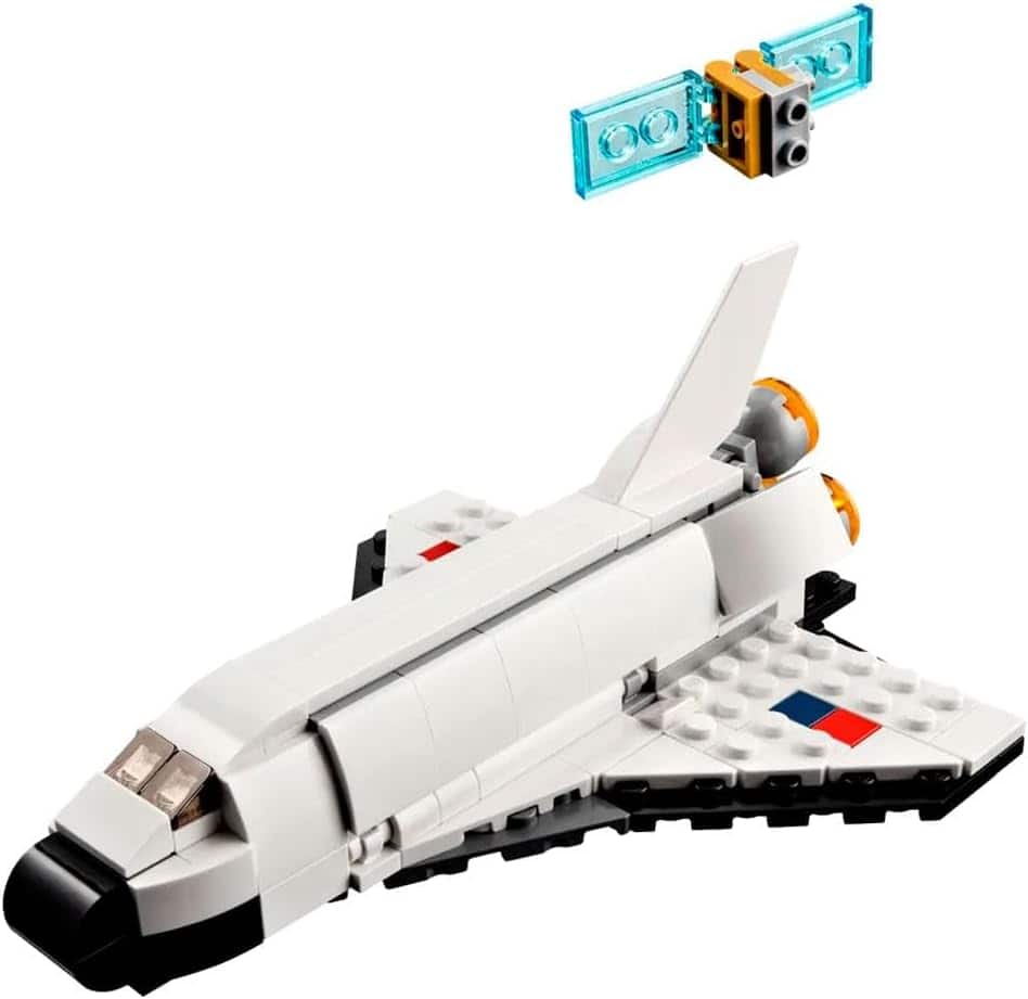 Lego 31134 Creator 3-in-1 Spaceshuttle Toy for Astronaut to Spaceship