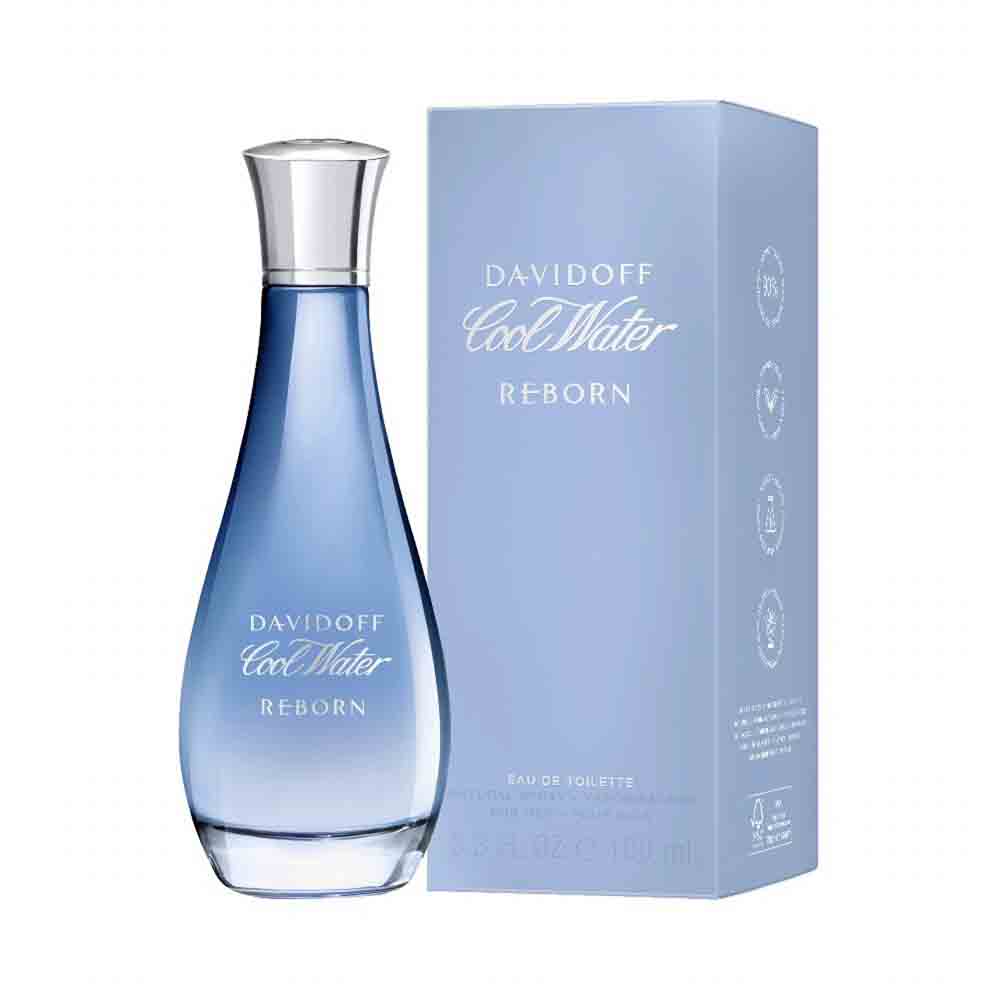 Davidoff Cool Water Reborn Eau de Toilette for Women 100 ml (3.3oz)