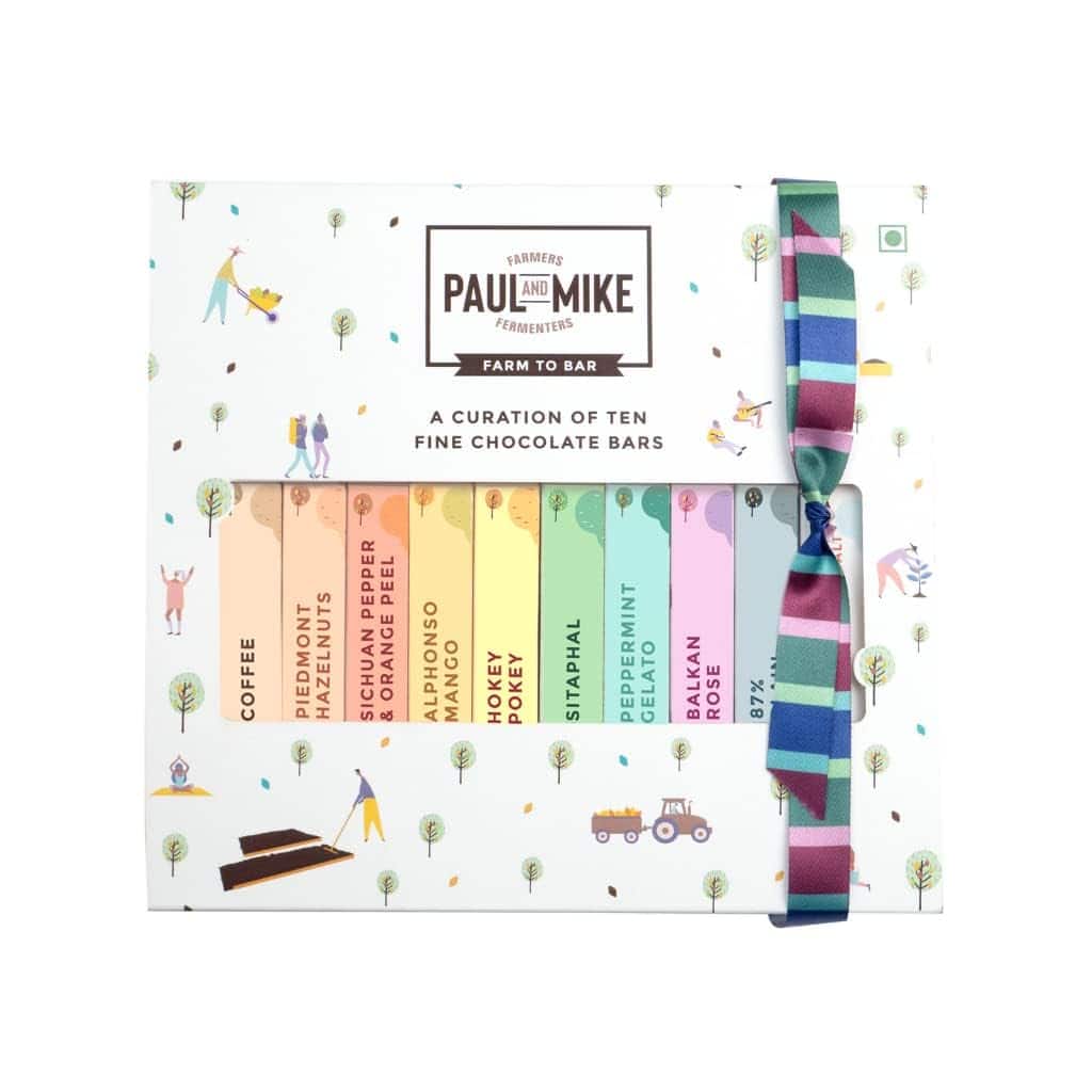 Paul And Mike Chocolate gift Box- Assortment Of Ten, 270g