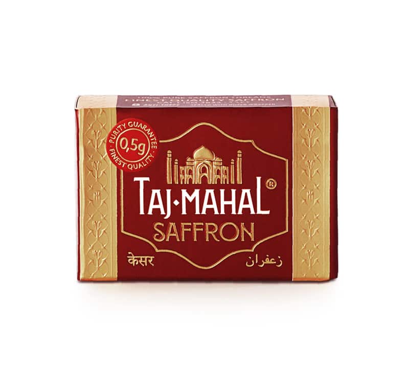 Taj Mahal Saffron Filaments - Plastic Box, 0.5G