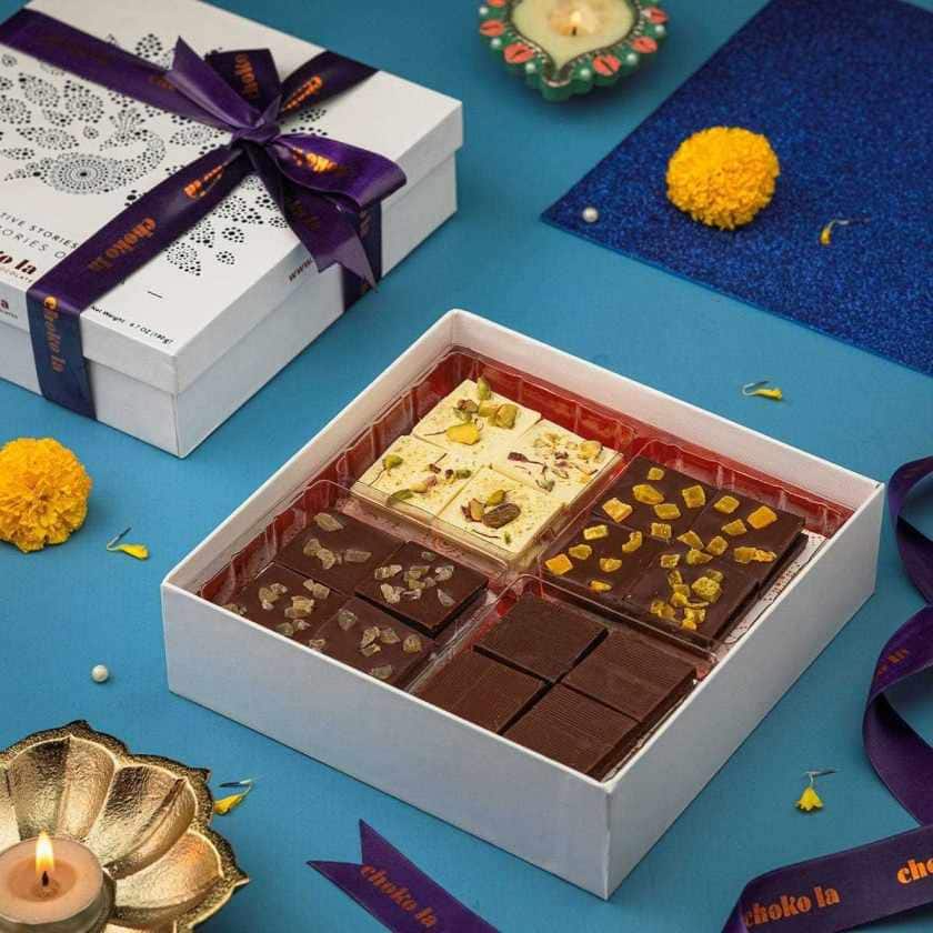 Choko La Festive Stories Of India Chocolate Hamper, 190g
