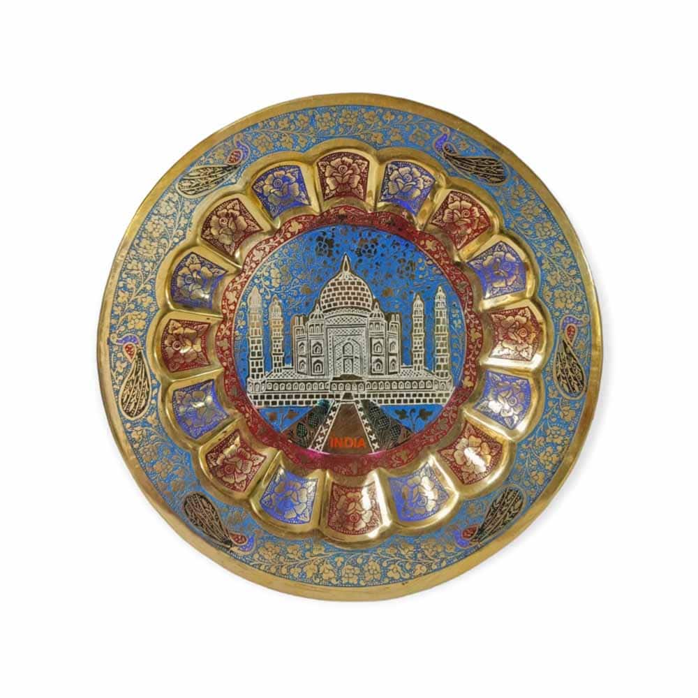 Crafts & Culture Brass Decorative Wallplate M