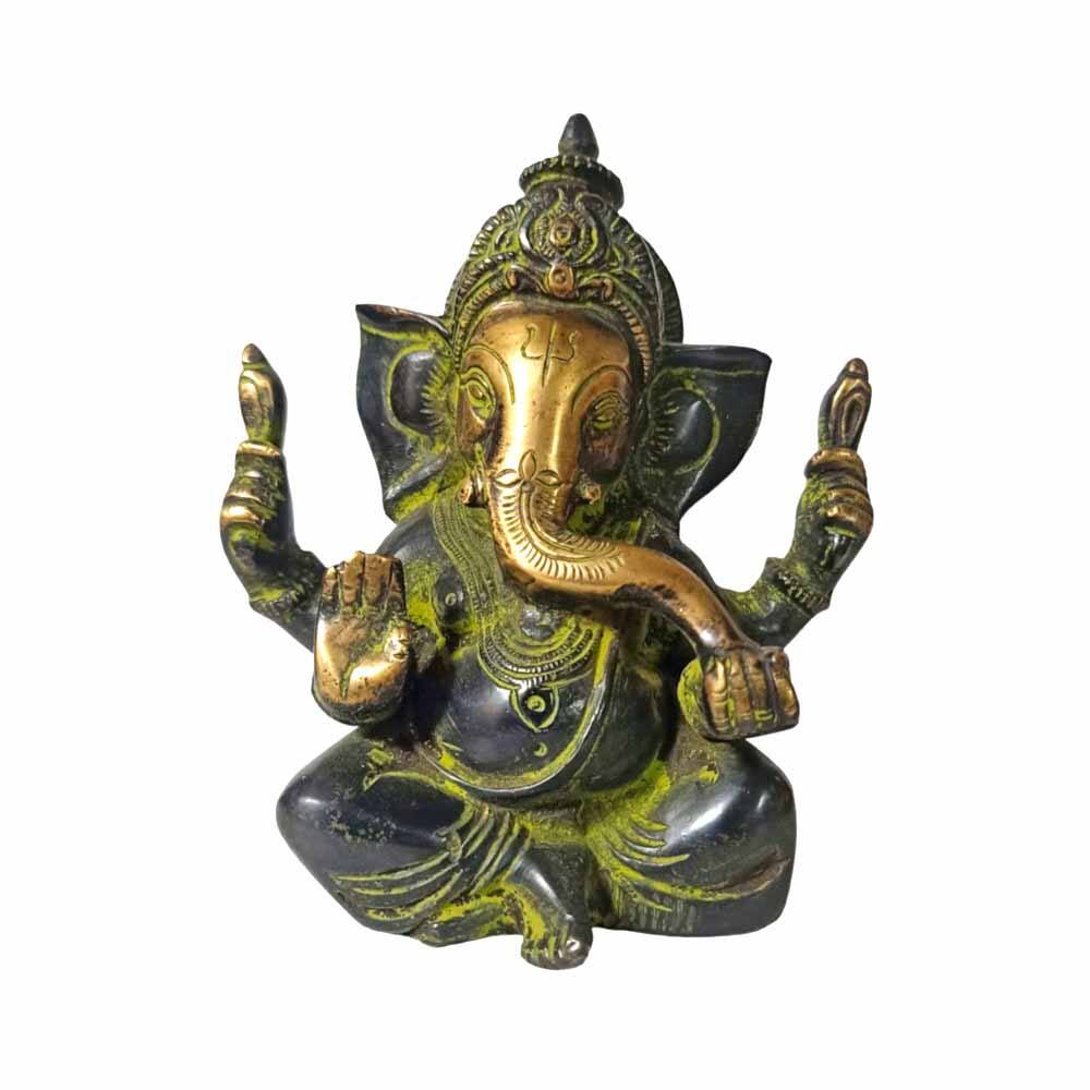 Crafts & Culture Ganesha Brass 5.5