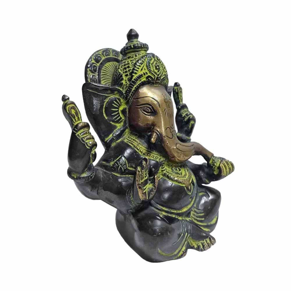 Crafts & Culture Ganesha Brass 4.5