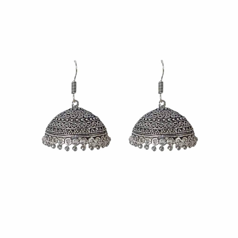 Crafts & Culture Oxidised Zhumki Xl