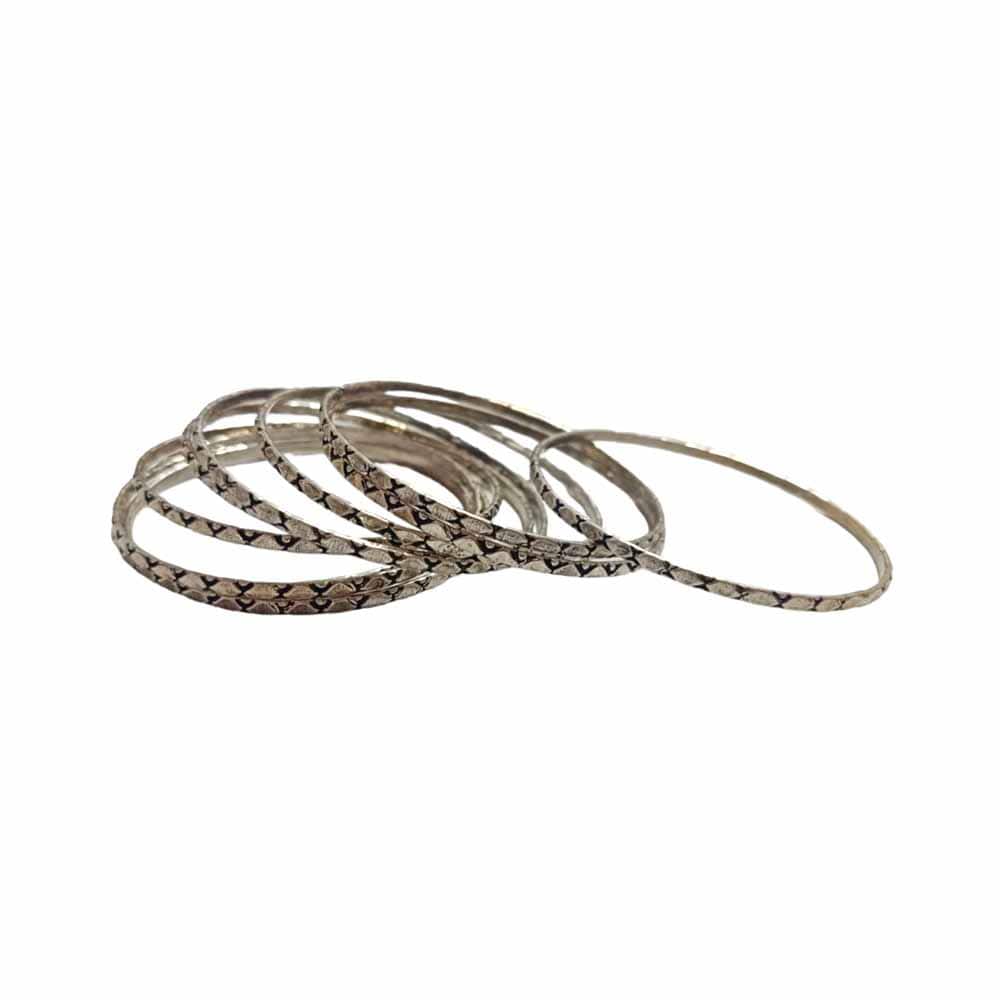 Crafts & Culture Oxidised Bangles Set 10