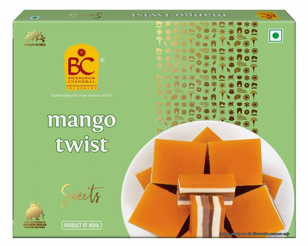 Bikharam Chandmal Mango Twist (Tray Format) 250g