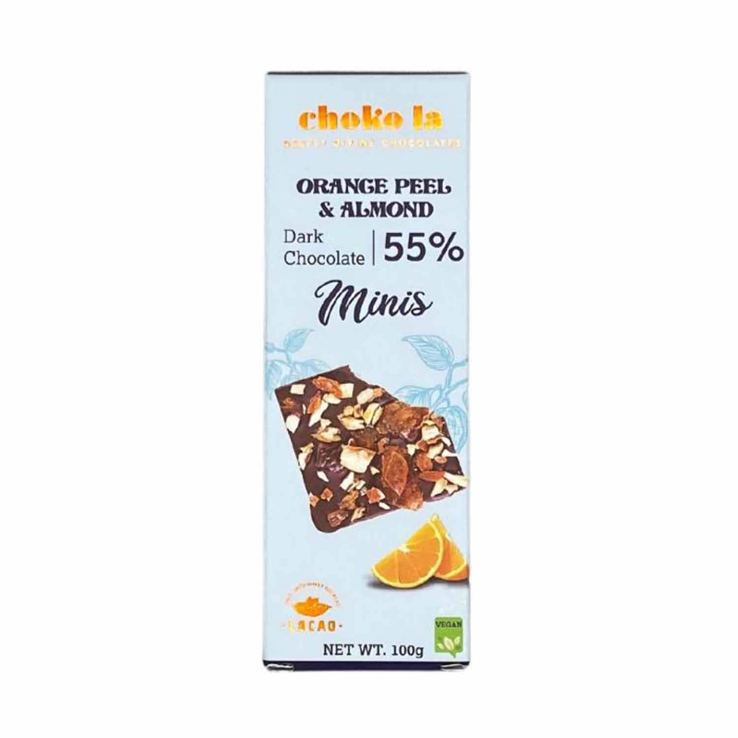 Chokola Orange Peel & Almond Mini