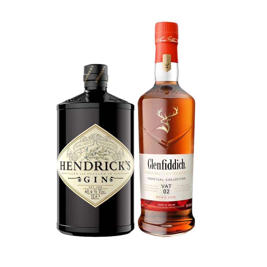 Hendricks Gin 100 Cl & Glenfiddich Vat 2 Perpetual Colletcion 100 Cl