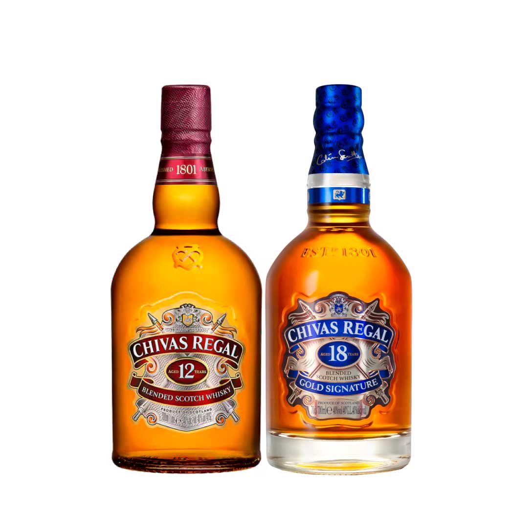 Chivas Reg 12Y Scotch Whisk 100 Cl & Chivas Regal 18 Yo 100 Cl