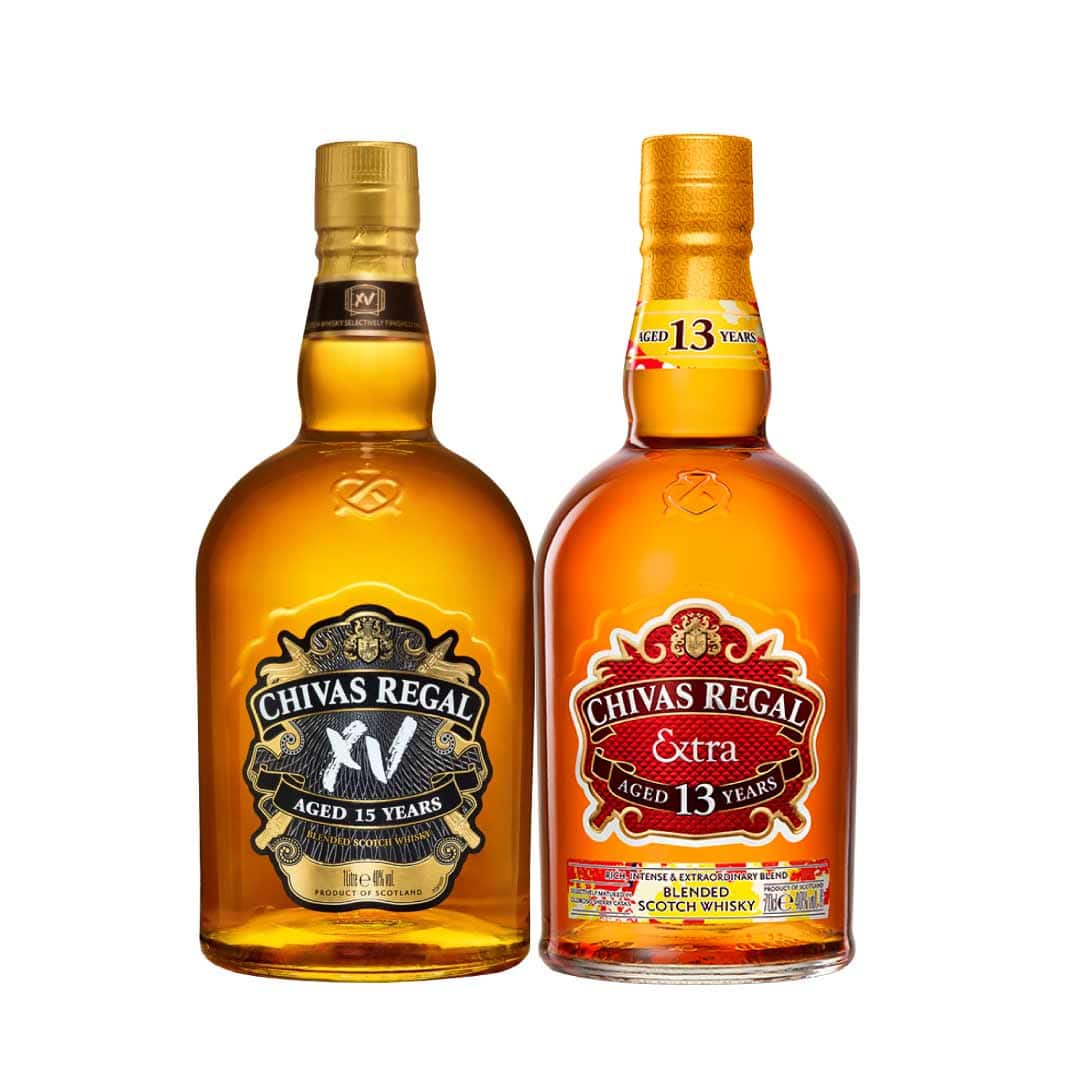 Chivas Regal 15Yo 100 Cl & Chivas Regal Extra 13 Sherry 6X1L Case (Ge) 100 Cl