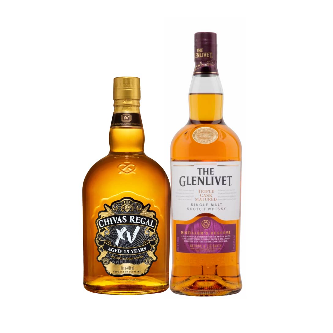Chivas Regal 15Yo 100 Cl & Glenlivet Master D Rsv 100 Cl