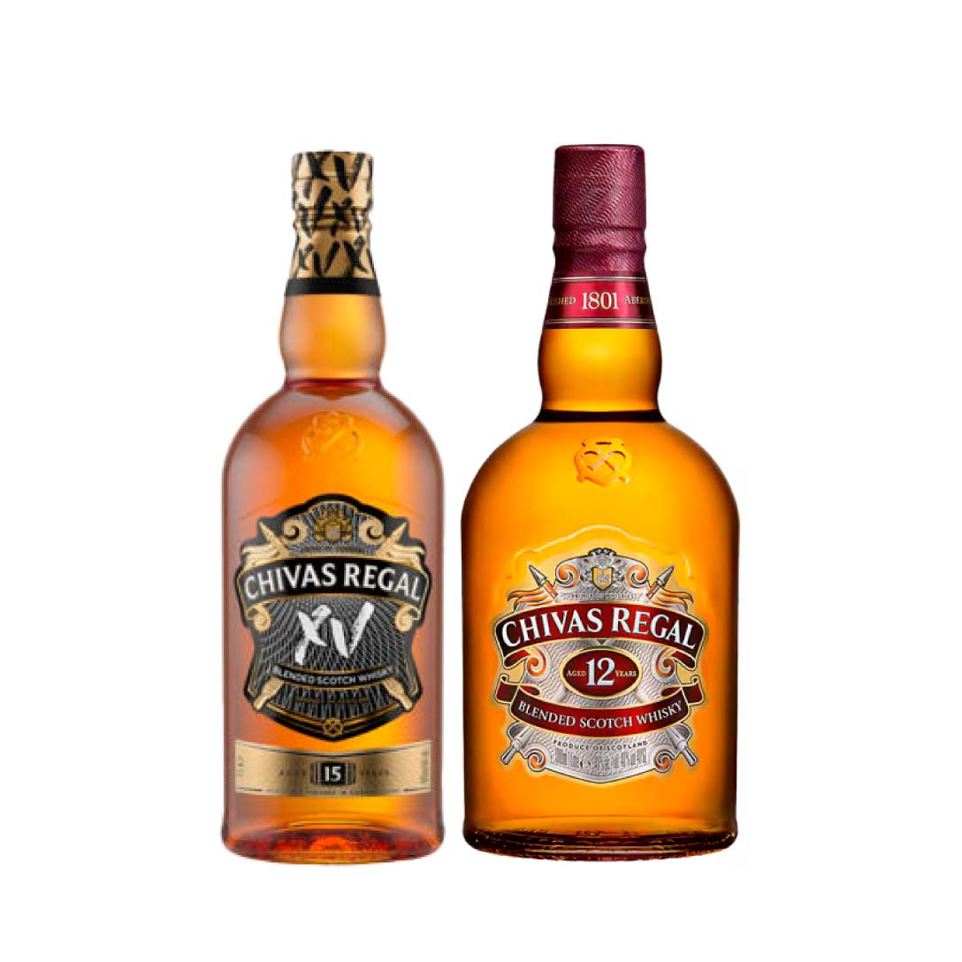 Chivas Regal Xv Festive Pack 100 Cl & Chivas Reg 12Y Scotch Whisk 100 Cl