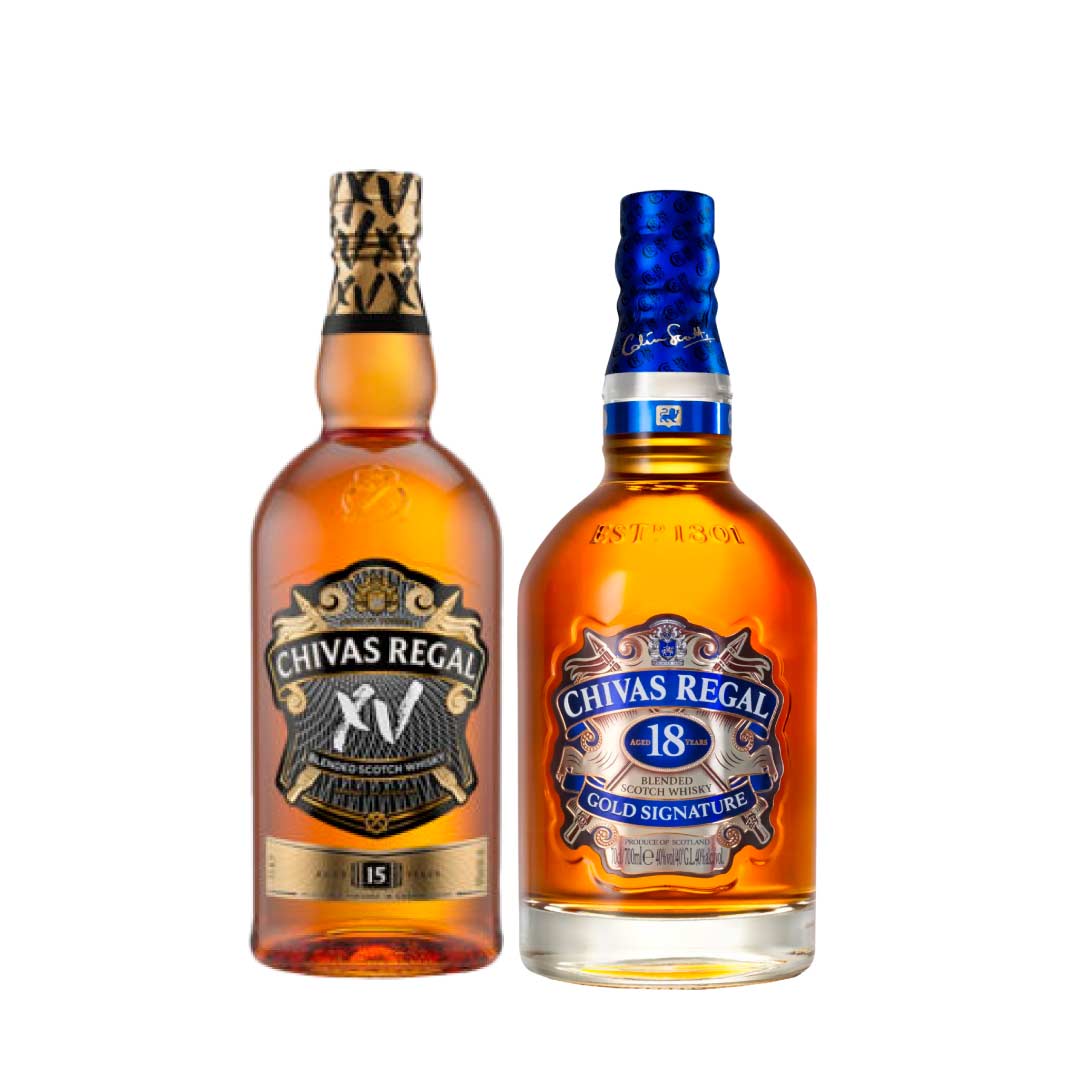 Chivas Regal Xv Festive Pack 100 Cl & Chivas Regal 18 Yo 100 Cl