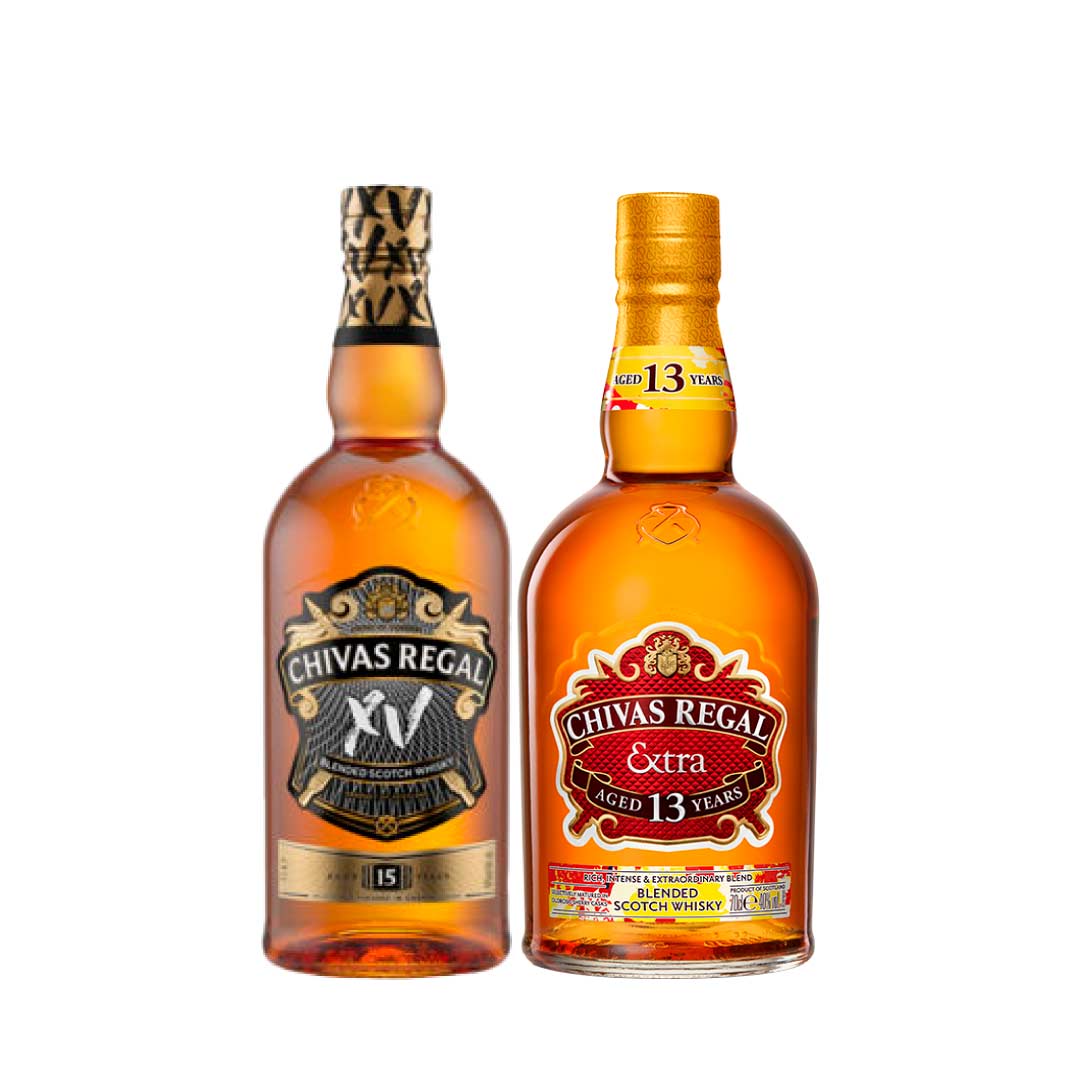 Chivas Regal Xv Festive Pack 100 Cl & Chivas Regal Extra 13 Sherry 6X1L Case (Ge) 100 Cl