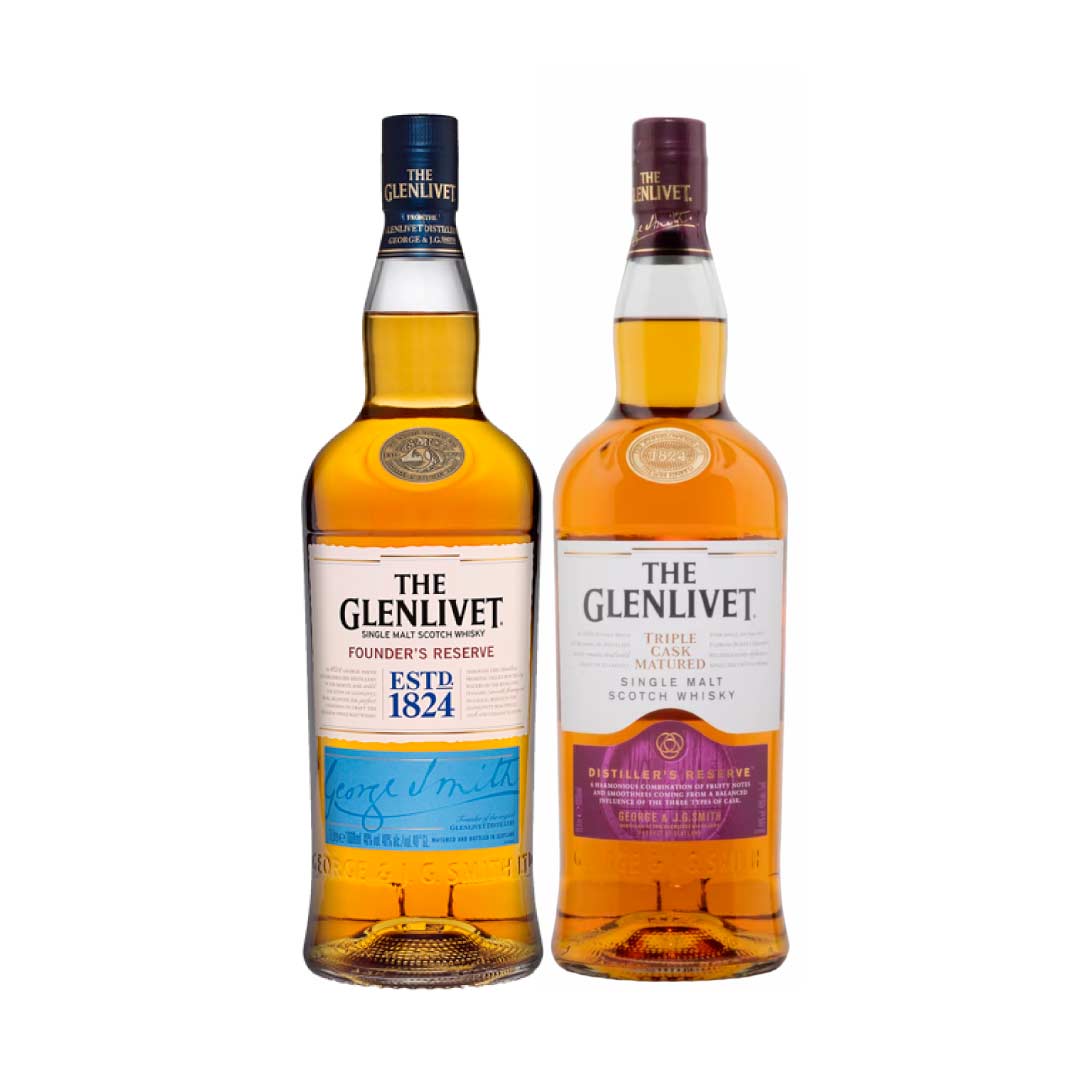 Glenlivet Master D Rsv 100 Cl & Glenlivet Founders Res Sm W 100 Cl