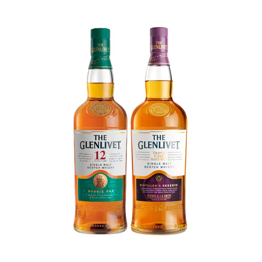 Glenlivet Triple Cask Matured 100 cl (TCM 1) 100 CL & GLENLIVET TCM WHITE OAK RESERVE 40% 100 CL