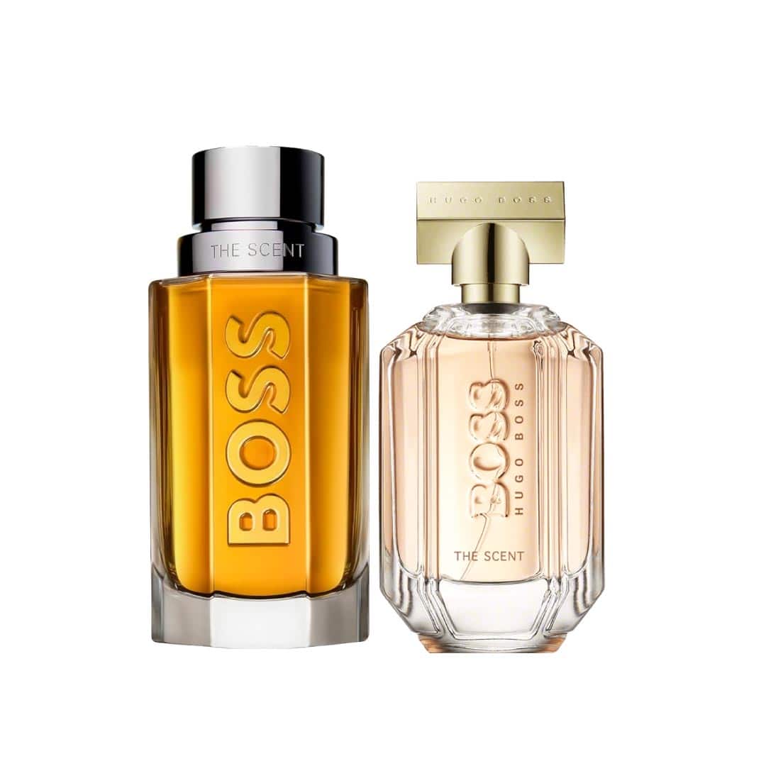 BOSS The Scent Eau de Toilette for Him 100ml & BOSS The Scent Eau de Parfum for Her 100ml