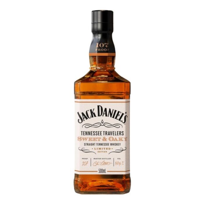 Jack Daniel's Tennessee Travelers Sweet & Oaky Whiskey 50cl.