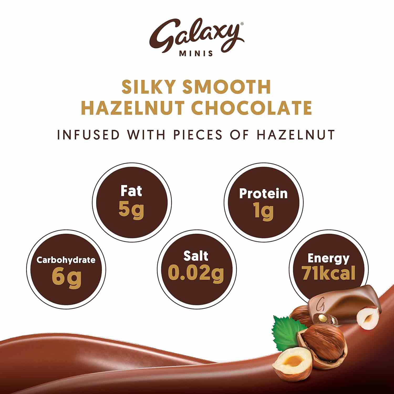 Galaxy Mini Hazelnut Bag, 162.5g
