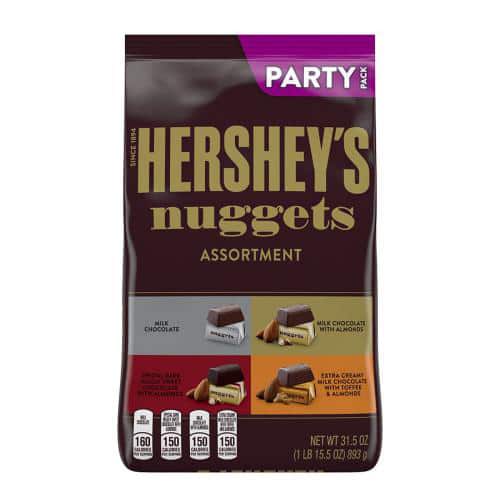 Hershey's Nuggets Chocolate Assortment Party Bag, 893g