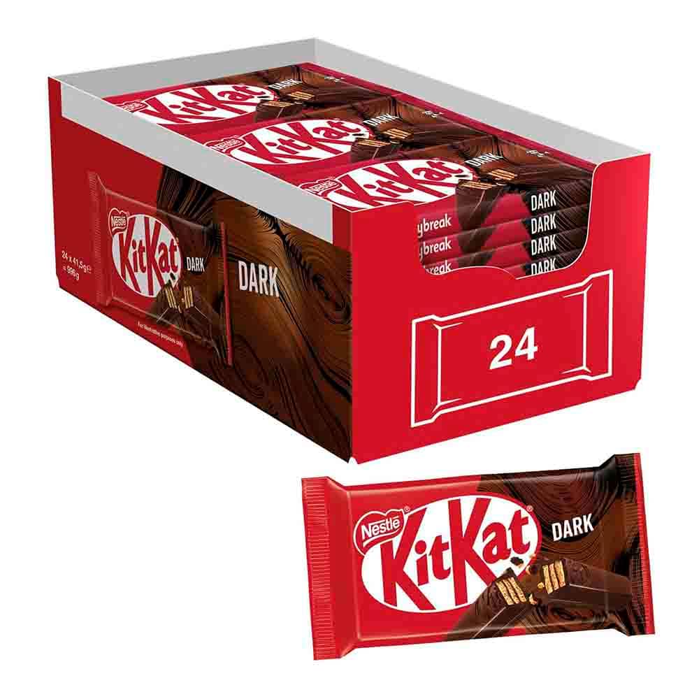 Kit Kat Dark Chocolate 4 Finger Box, 996g