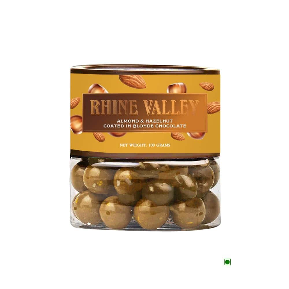 Rhine Valley Almond & Hazelnut Blonde Dragees, 100g
