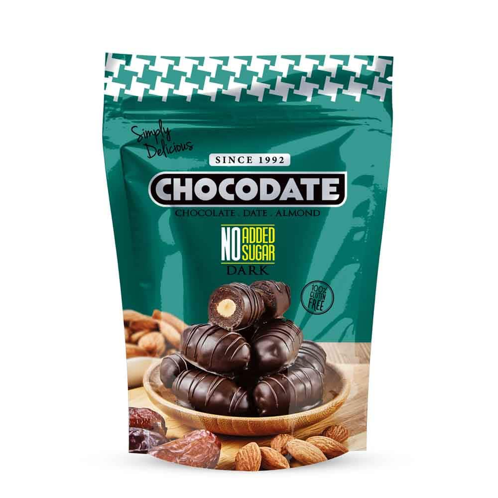 Chocodate Exclusive Dark No Added Sugar Pouch V2 250g