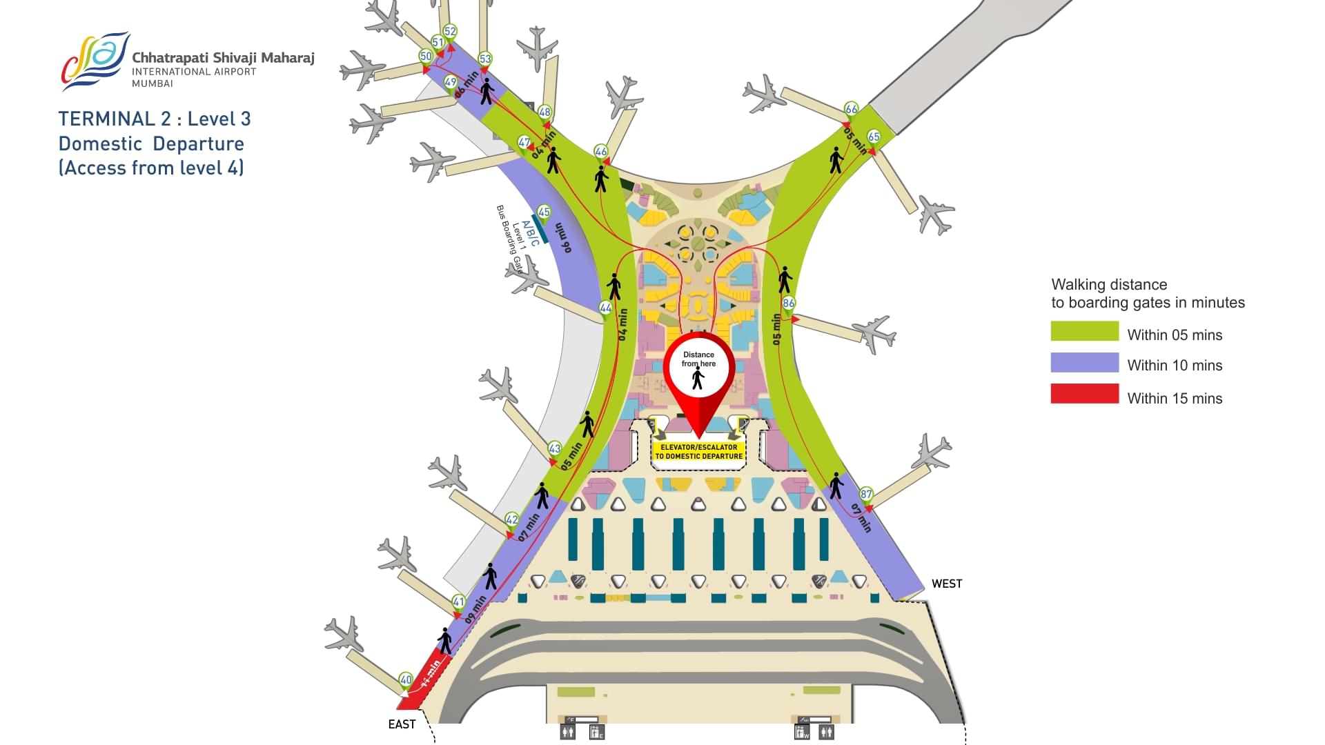 Mumbai Airport Terminal 2 T2 Map Navigate With Ease Adani One