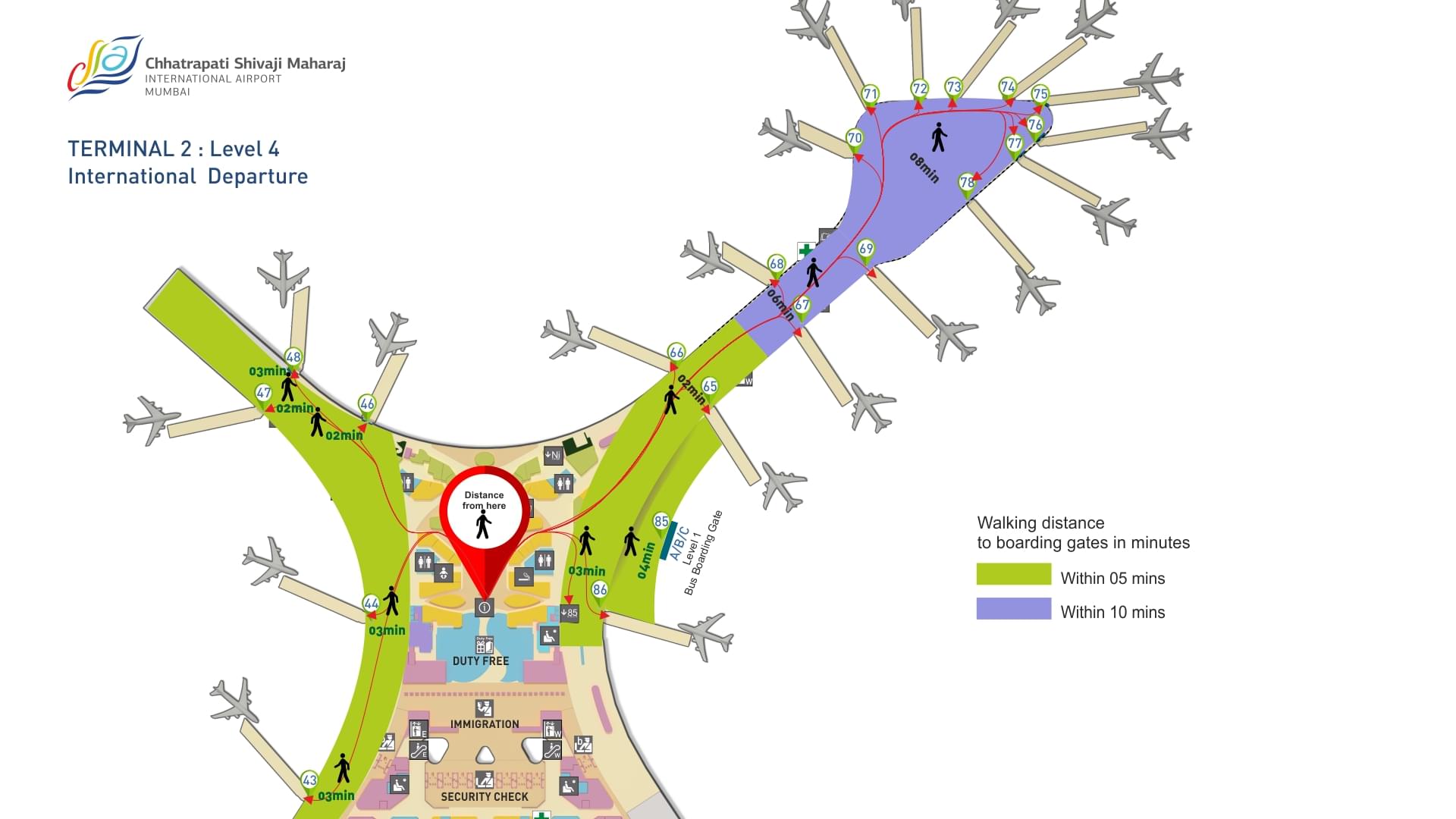Mumbai Airport Terminal 2 T2 Map Navigate With Ease Adani One