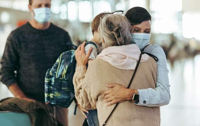 Senior citizen airport assistance  