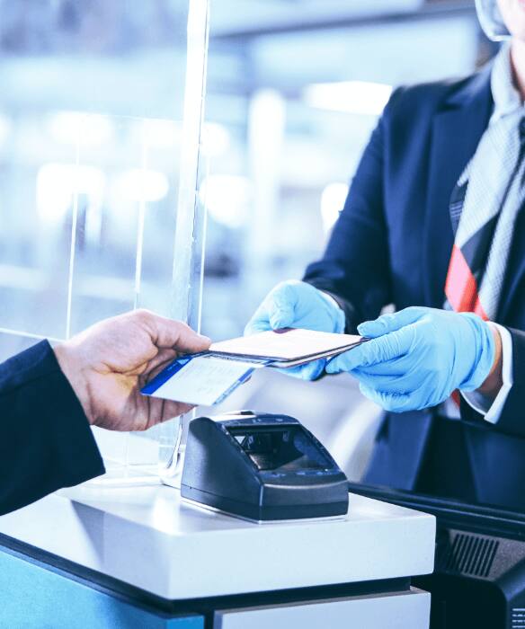 Airline Ticketing Counter 
