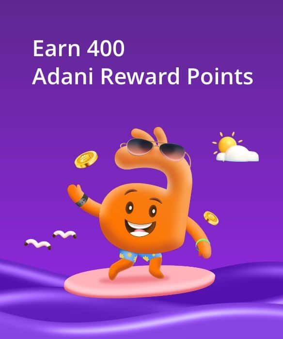 Earn 400 Reward Points on all domestic flight bookings