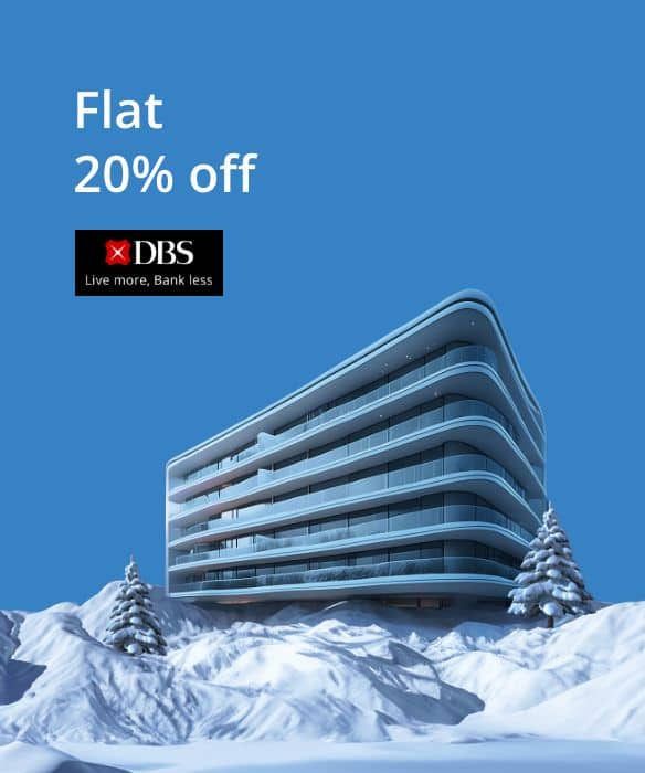 Get flat 20% off on International Hotel Bookings.